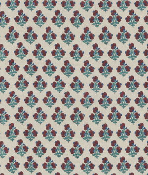 GP & J Baker Jaipur Poppy Red/Blue Fabric