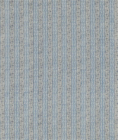 GP & J Baker Tetbury Stripe Blue Fabric