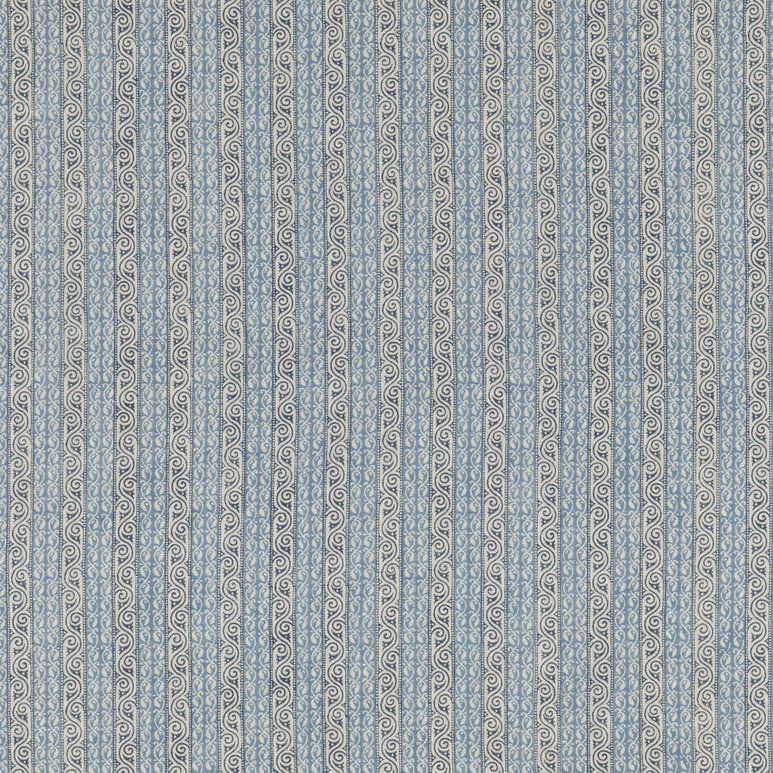 GP &amp; J Baker Tetbury Stripe Blue Fabric