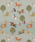 GP & J Baker Caspian Aqua Fabric