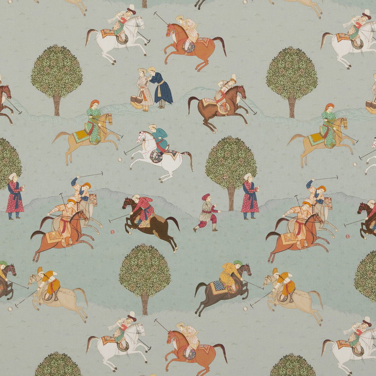 GP &amp; J Baker Caspian Aqua Fabric