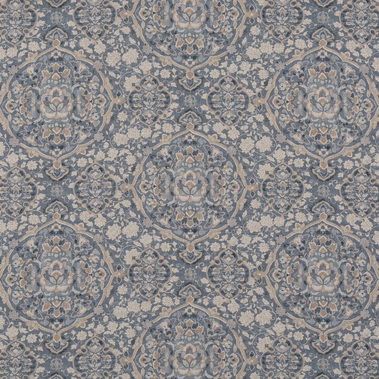 GP &amp; J Baker Kiana Blue Fabric