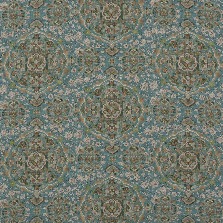 GP &amp; J Baker Kiana Teal Fabric