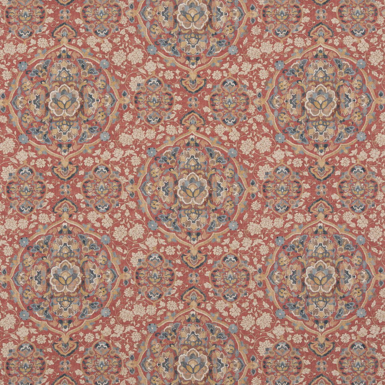 GP &amp; J Baker Kiana Red/Blue Fabric