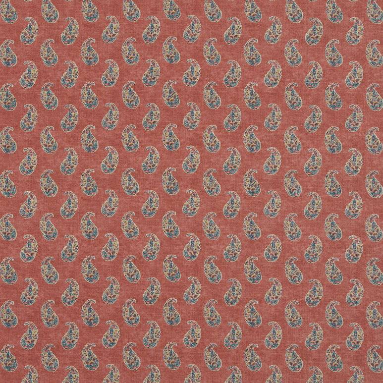 GP &amp; J Baker Patola Paisley Red Fabric