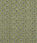 GP & J Baker Patola Paisley Emerald Fabric