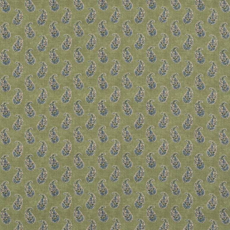 GP &amp; J Baker Patola Paisley Emerald Fabric