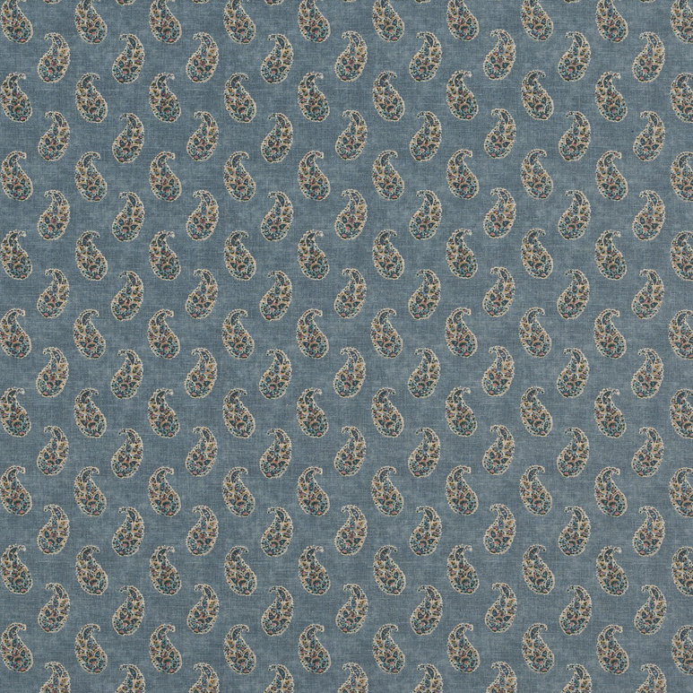 GP &amp; J Baker Patola Paisley Blue Fabric