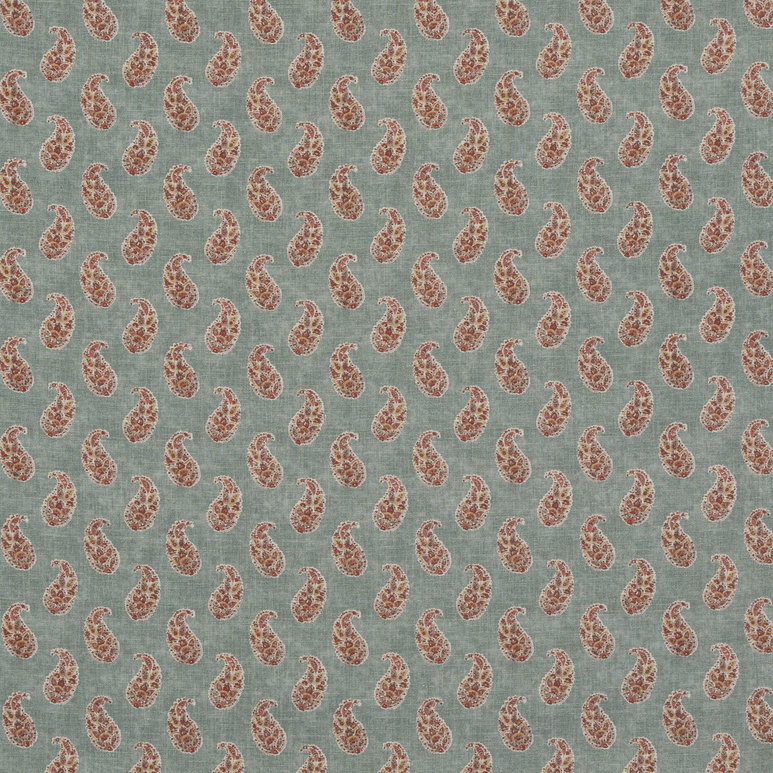 GP &amp; J Baker Patola Paisley Aqua Fabric