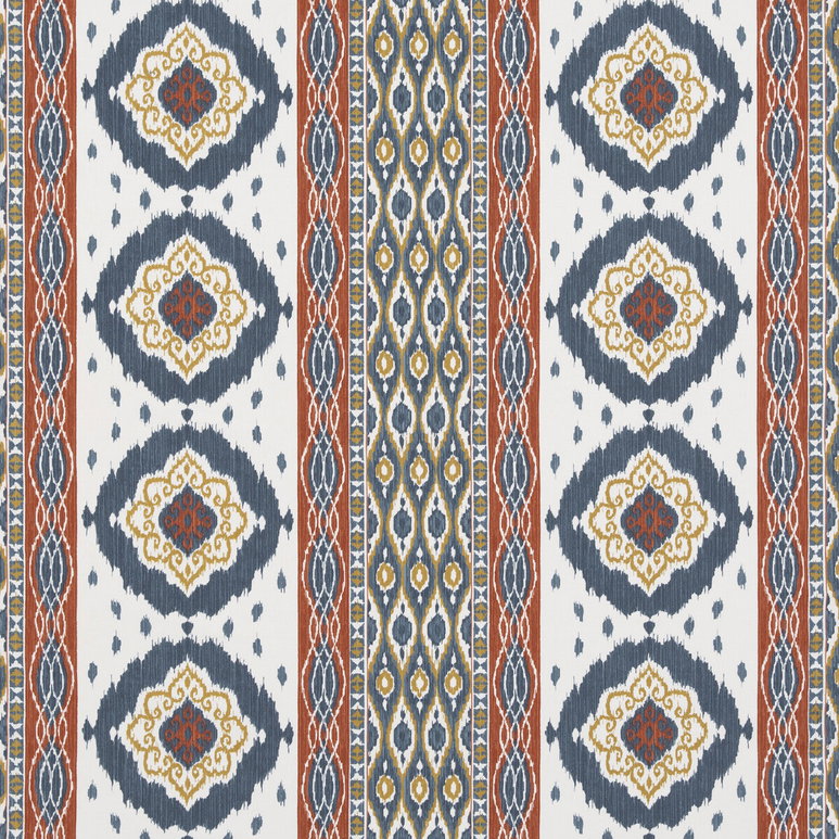 GP &amp; J Baker Crosby Indigo Fabric