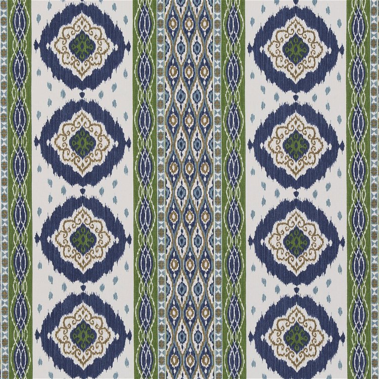 GP & J Baker Crosby Blue/Green Fabric
