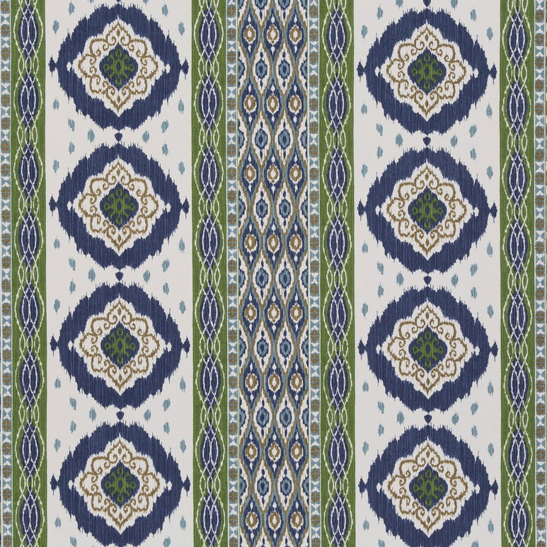 GP &amp; J Baker Crosby Blue/Green Fabric