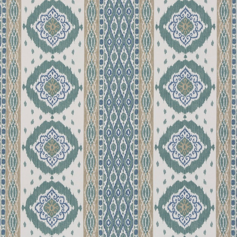 GP &amp; J Baker Crosby Aqua Fabric