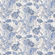 GP & J Baker Indienne Flower Blue Fabric