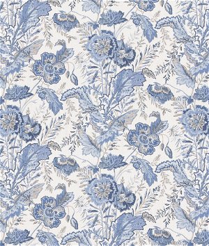 GP & J Baker Indienne Flower Blue Fabric