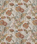 GP & J Baker Indienne Flower Red/Teal Fabric