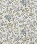 GP & J Baker Eltham Blue Fabric