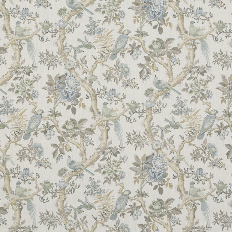 GP &amp; J Baker Eltham Aqua Fabric