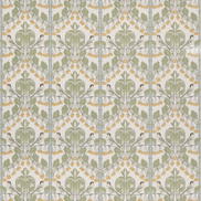 GP & J Baker Birds & Cherries Cotton Aqua Fabric