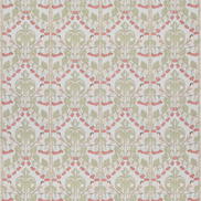 GP & J Baker Birds & Cherries Cotton Soft Blue Fabric