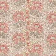 GP & J Baker Brantwood Cotton Coral/Sand Fabric