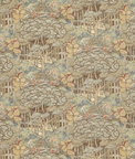 GP & J Baker Ruskin Cotton Teal Fabric