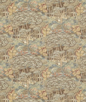 GP & J Baker Ruskin Cotton Teal Fabric