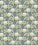 GP & J Baker Pumpkins Cotton Green/Blue Fabric