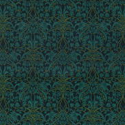 GP & J Baker Fritillerie Velvet Indigo/Teal Fabric
