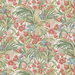 GP & J Baker Trumpet Flowers Cotton Red/Green Fabric