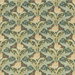 GP & J Baker Tulip & Jasmine Cotton Emerald Fabric