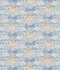 GP & J Baker Tulip & Jasmine Cotton Blue Fabric