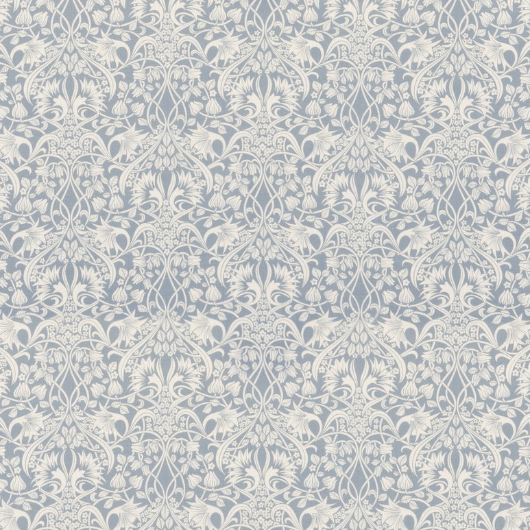 GP &amp; J Baker Fritillerie Blue Fabric