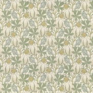 GP & J Baker Pumpkins Aqua Fabric