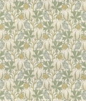 GP & J Baker Pumpkins Aqua Fabric