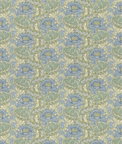 GP & J Baker Little Brantwood Blue/Green Fabric