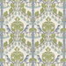 GP & J Baker Birds & Cherries Green/Blue Fabric