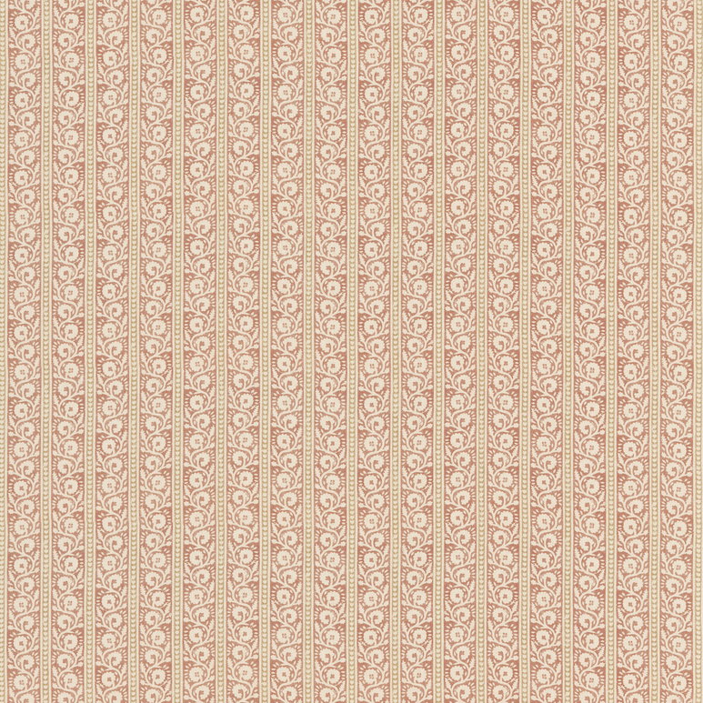GP &amp; J Baker Bibury Red/Sand Fabric