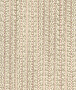 GP & J Baker Bibury Green/Red Fabric