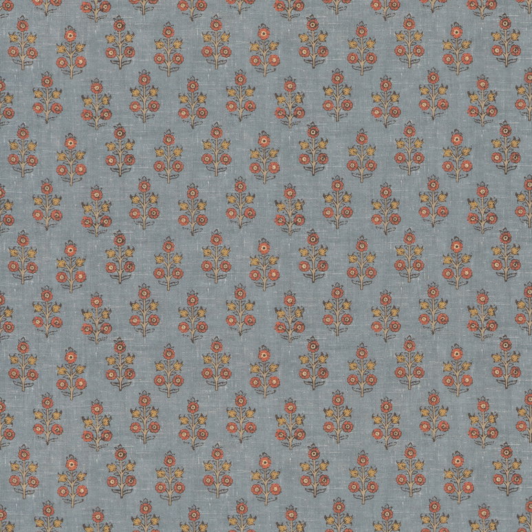 GP &amp; J Baker Poppy Sprig Denim Fabric