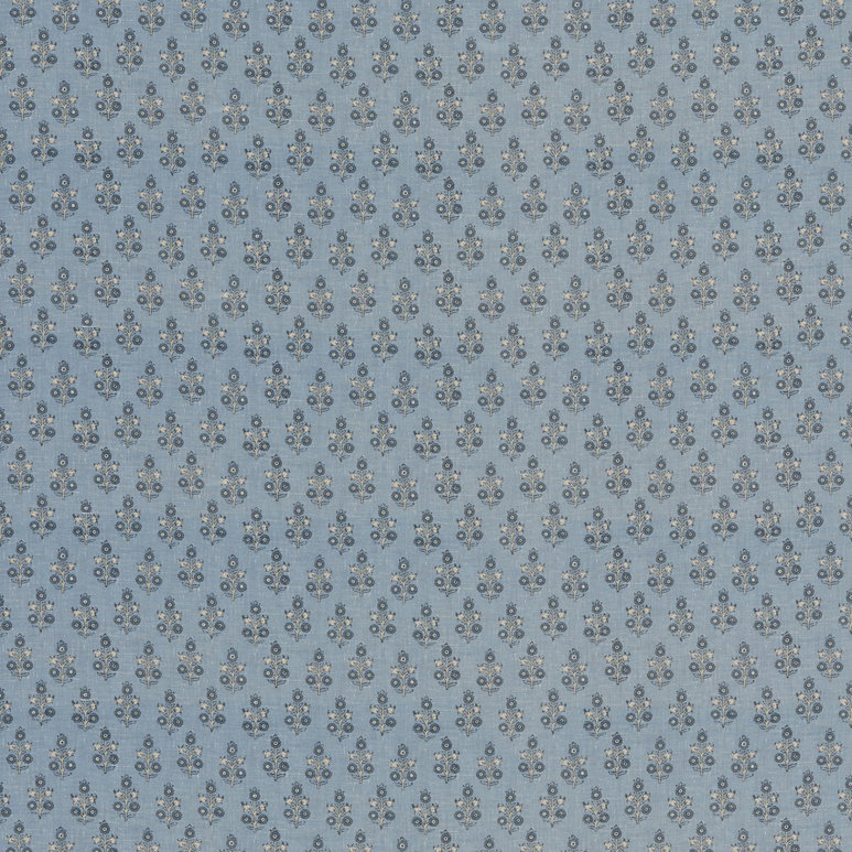 GP &amp; J Baker Poppy Sprig Blue Fabric