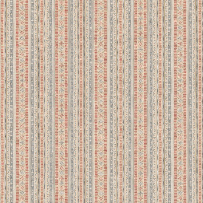 GP &amp; J Baker Compton Indigo/Red Fabric