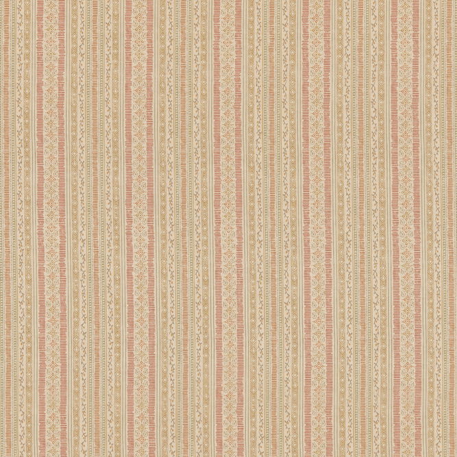 GP &amp; J Baker Compton Red/Ochre Fabric