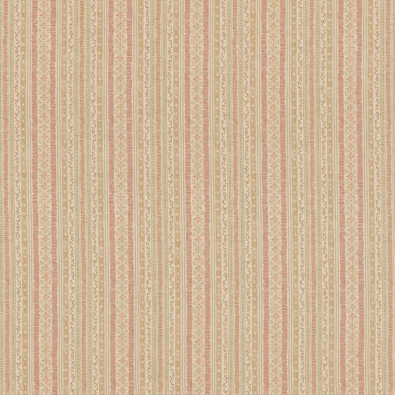GP &amp; J Baker Compton Red/Ochre Fabric