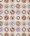 GP & J Baker Robina's Dinner Party Jewel Fabric