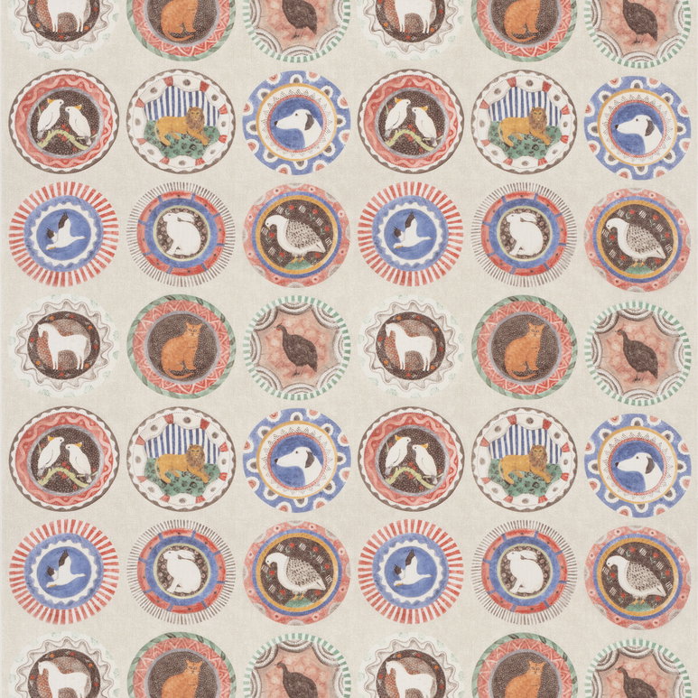 GP &amp; J Baker Robina's Dinner Party Jewel Fabric