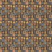 GP & J Baker Potato Print Chocolate Fabric