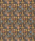 GP & J Baker Potato Print Chocolate Fabric