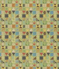 GP & J Baker Potato Print Green Fabric