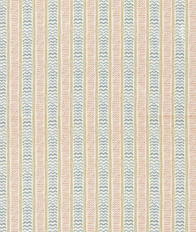 GP & J Baker Wriggle Room Teal/Spice Fabric